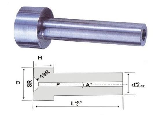 Materiële Sprue van S45C SDK61 SKD11 Ring voor Plastic Injectievorm